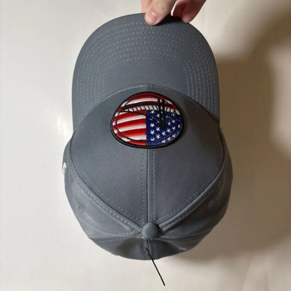 Ultra Game Golden State Warriors Grey‎ w/ American Flag NBA Hat NEW